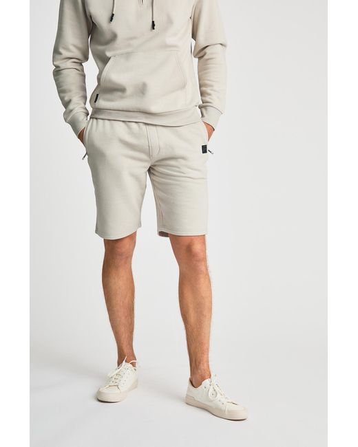 Tokyo Laundry Natural Jogger Short With Drawstring for men