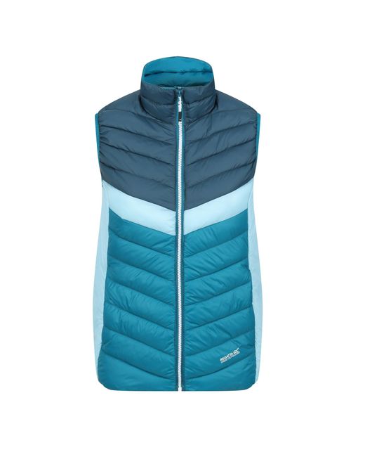 Regatta Blue Ladies Harrock Ii Baffled Gilet (Gulfstream/Reflecting Lake)