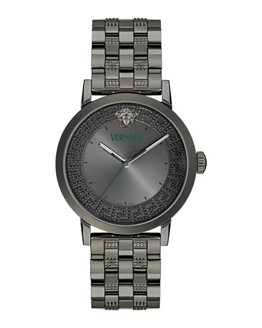 Versace Gray Albireo Gun Watch Ve0T00625 for men