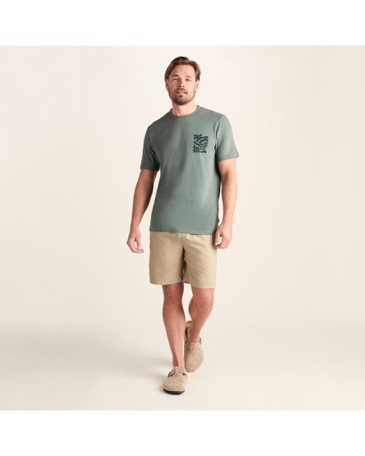 TOG24 Blue Botanical Relaxed Fit Supersoft T-Shirt for men