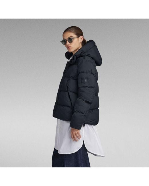 G-Star RAW Blue G-Star Raw Whistler Short Puffer Jacket