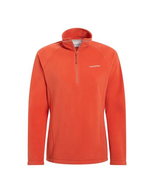 Craghoppers Red Ladies Miska Vi Half Zip Fleece (Grenadine)