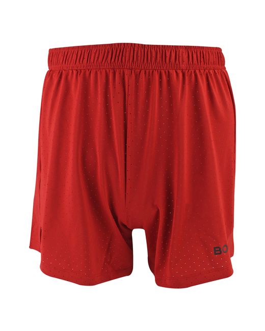 Björn Borg Red Running Breathable And Lightweight Perforated Sport Shorts For for men
