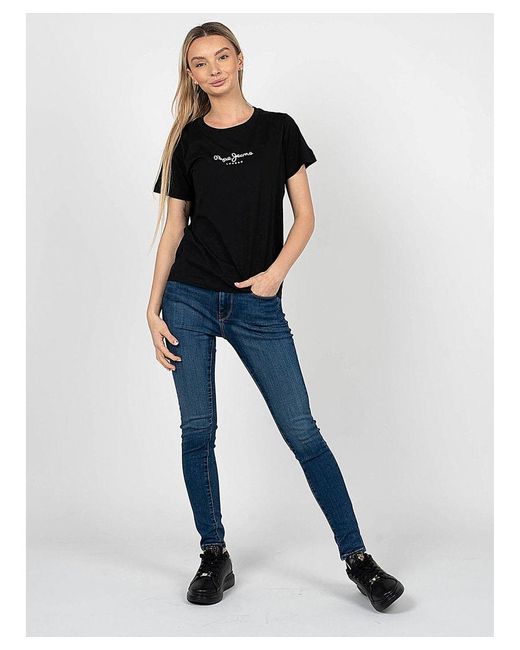 Pepe Jeans T-shirt Camila Vrouw Zwart in het Black