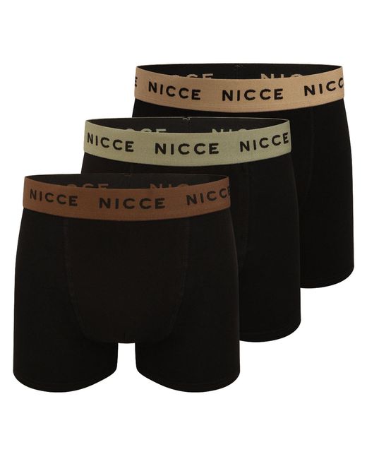 Nicce London Black Galan 5 Pk Box for men