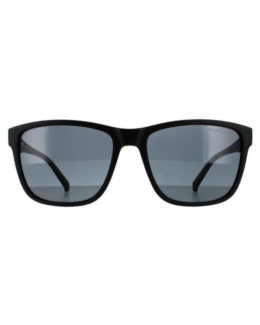 Arnette Blue Rectangle Matte Dark Polarized Sunglasses for men