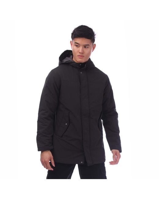 Jack & Jones Blue And Fen Parka Jacket for men