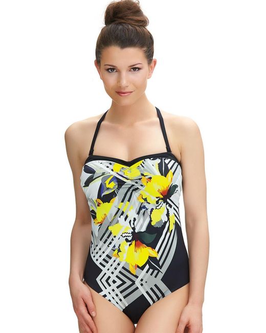 Fantasie Green Beziers Control Swimsuit