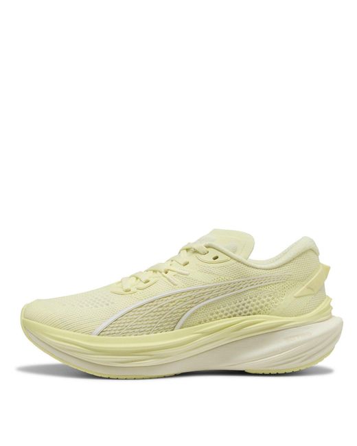 PUMA White Nitro 3 Fade Road Running Shoes
