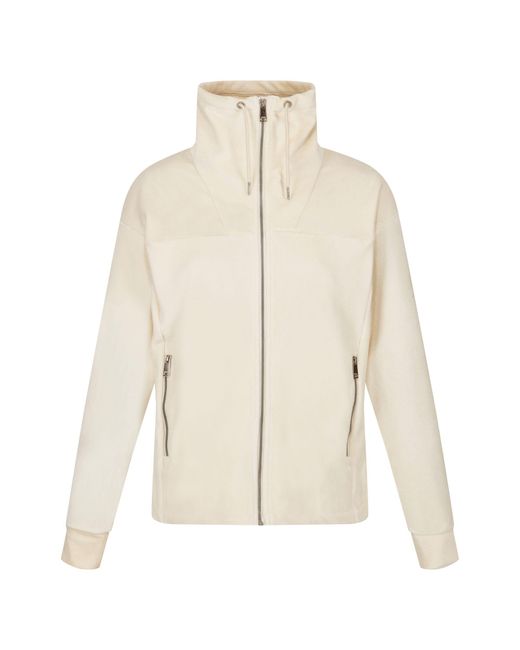 Regatta Natural Ribbed Velour Full-Zip Fleece Jacket