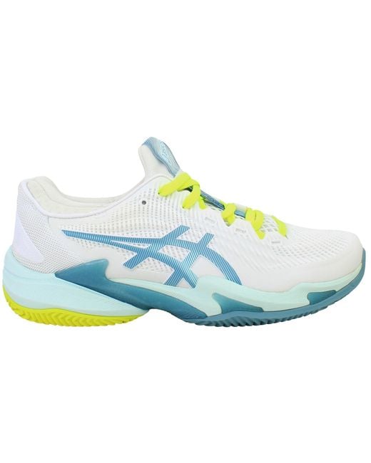 Asics Blue Court Ff 3 Clay Tennis Shoes