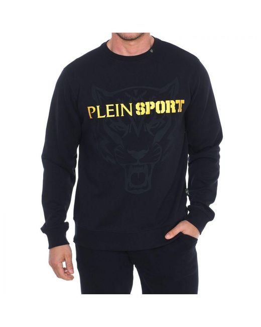 Philipp Plein Blue Fipsg600 Long-Sleeved Crew-Neck Sweatshirt for men