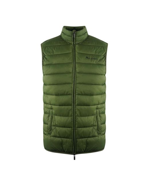 Aquascutum Green London Logo Army Lightweight Gilet Jacket Material_Polyamide for men