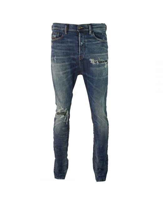DIESEL Blue D-Vider 0090G Jeans for men