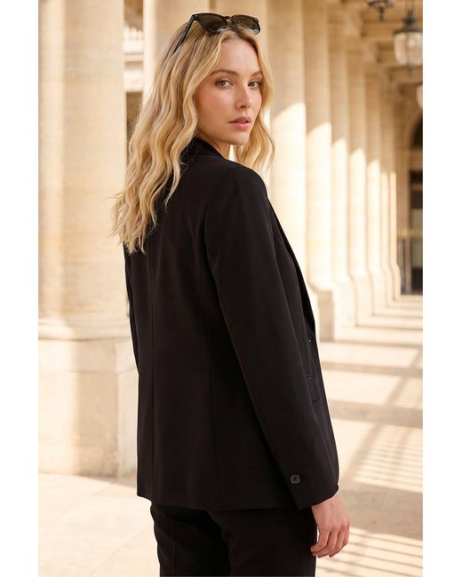 Roman Black Single Breasted Blazer