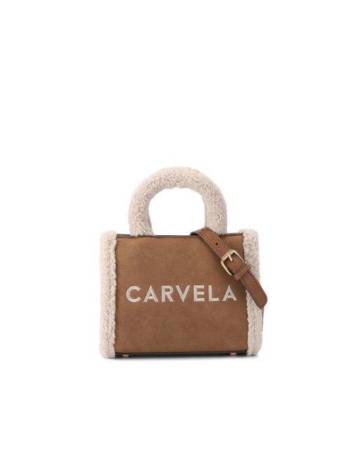 Carvela Kurt Geiger Frame Micro Fur Bag in White Lyst UK