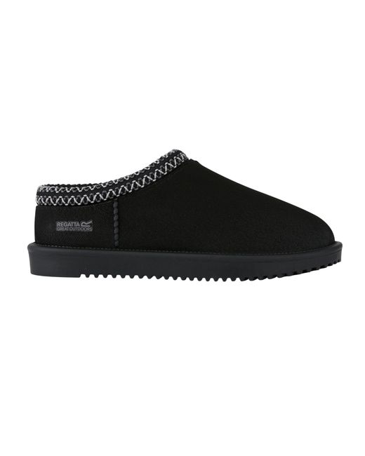 Regatta Black Ladies Risley Waterproof Mules