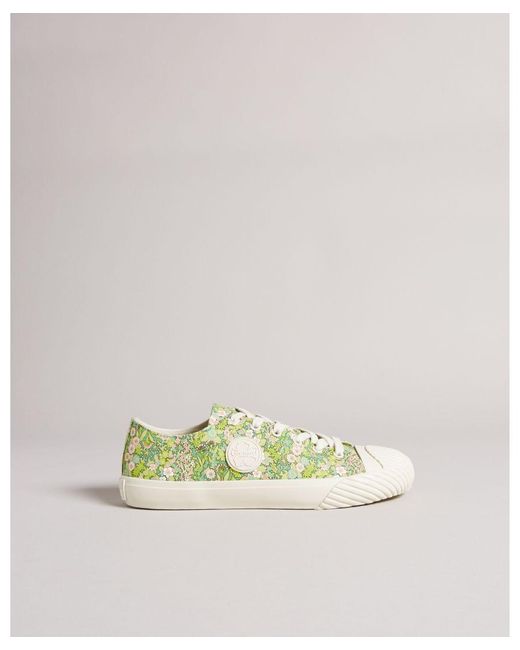 Ted Baker Natural Tantan Flirty Texture Canvas Low