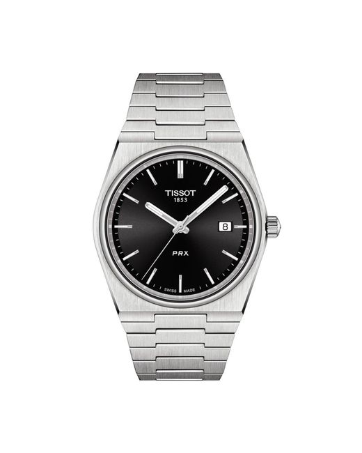 Tissot Metallic Prx Stainless Steel Bracelet Dial Watch for men