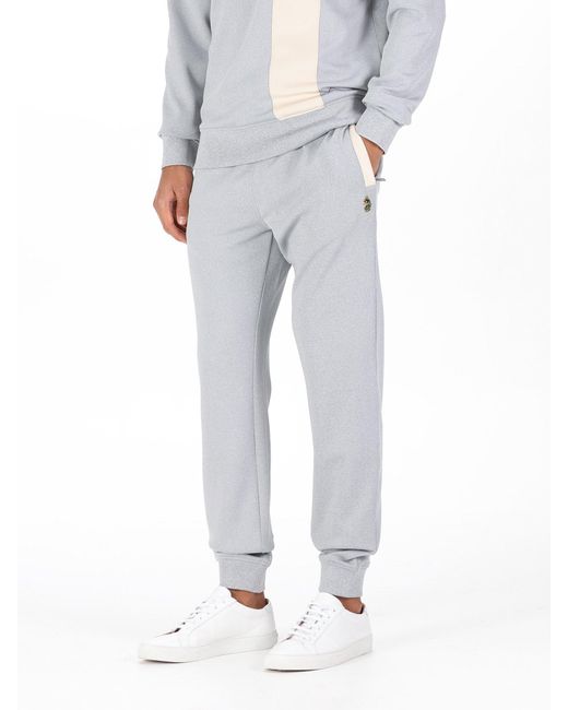 Luke 1977 Gray Francis Cuffed Joggers for men