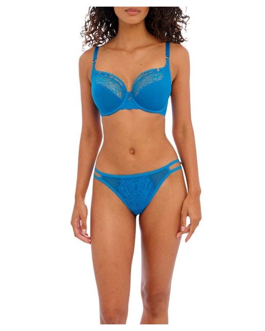 Freya Blue Temptress Plunge Bra