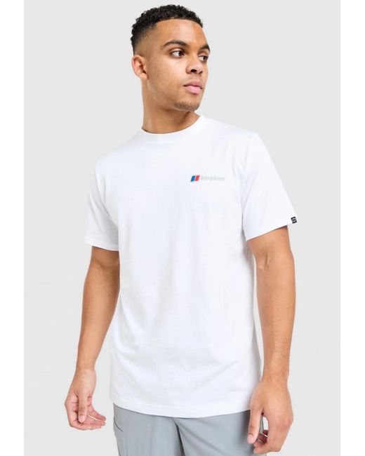 Berghaus Blue Threshold Peak T Shirt for men