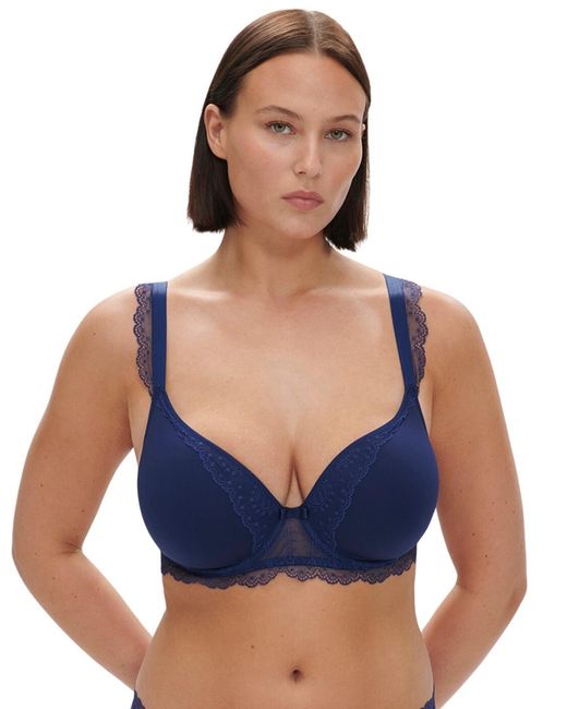 Simone Perele Blue Canopee Plunge Bra