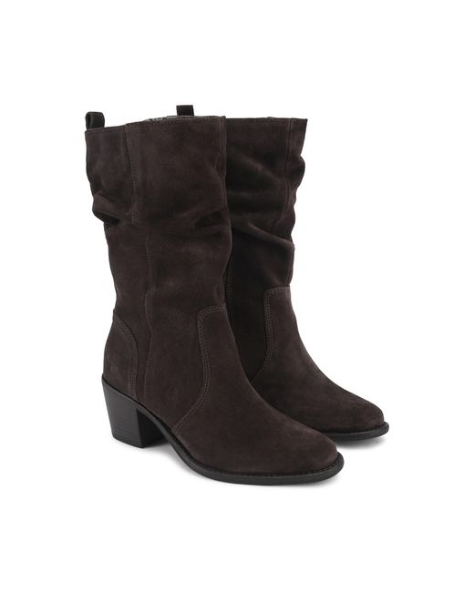 Carvela Kurt Geiger Black Suede Secil Knee High Boots