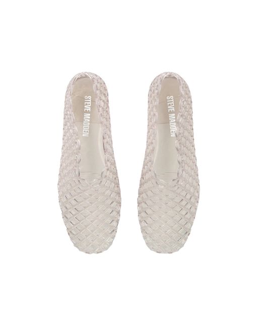 Steve Madden Gray Grove Clear Ballet Flats