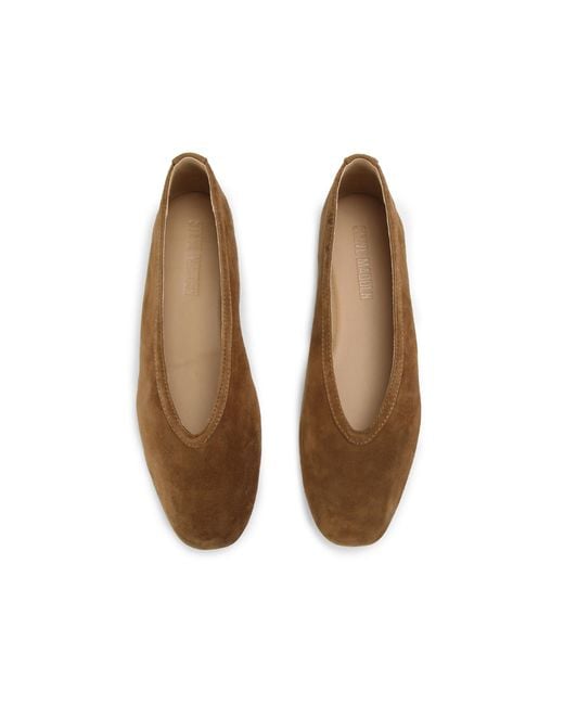 Steve Madden Brown Suede Leni Ballet Flats