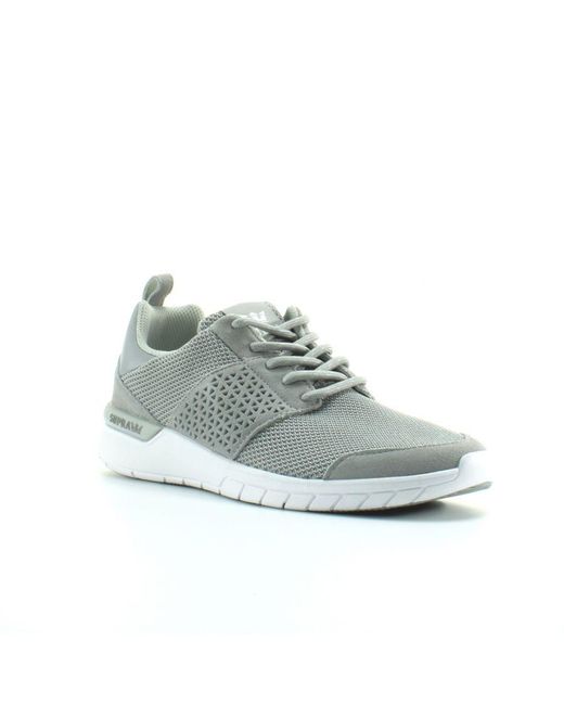 Supra Blue Scissor Light Textile Lace Up Running Trainers 08027 054 for men