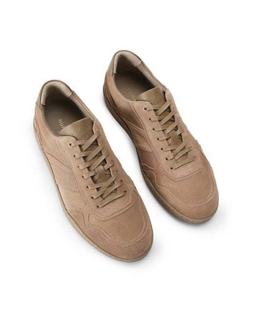 Kurt Geiger Brown Suede Lloyd 2 Drench Sneakers for men