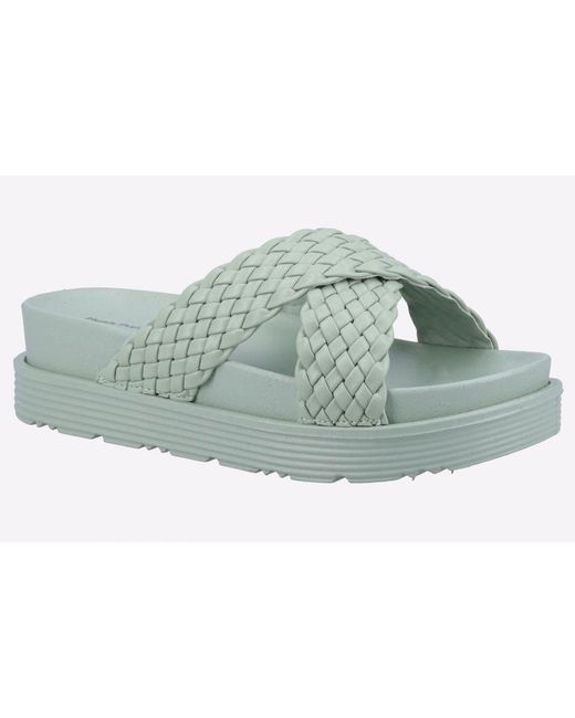 Hush Puppies Green Serena Mule Sandals