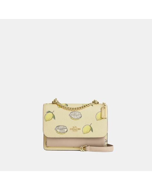 COACH Metallic Mini Klare Crossbody