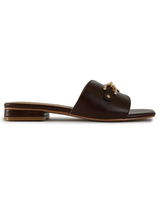 V.Gan Brown Vegan Aji Slide Sandals