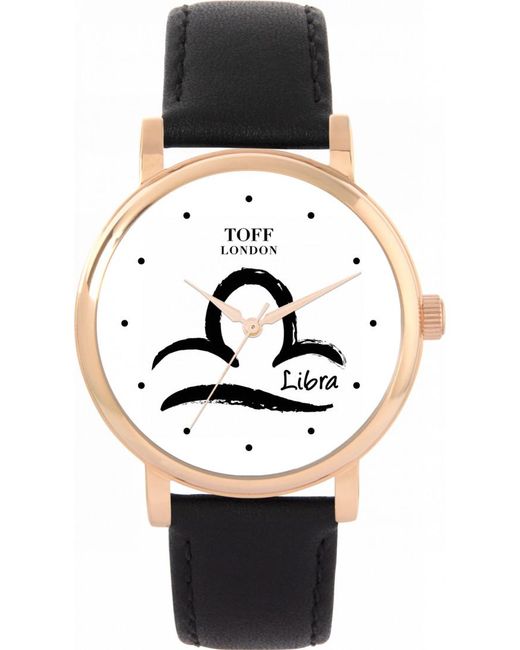 Toff London Black Tlws-35729 Ladies Libra Watch