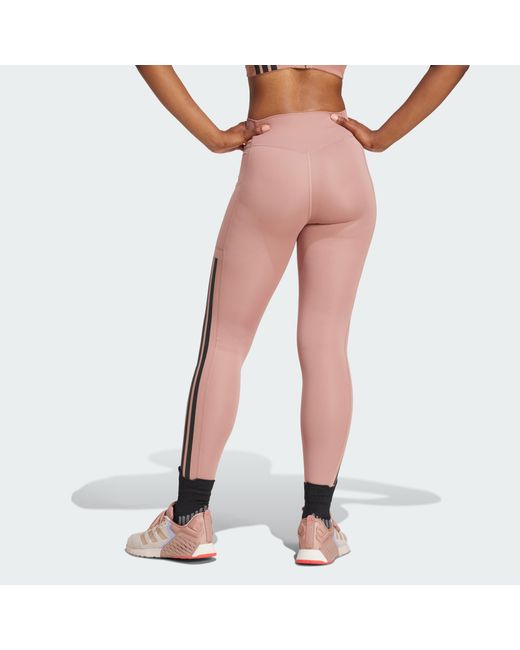 Adidas Originals Multicolor Optime 3-Stripes Full Length Leggings