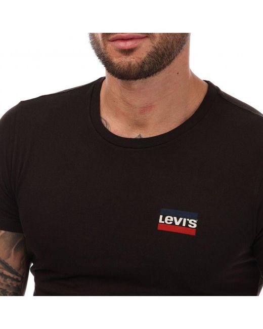 Levi's 2 Pack Grafisch T-shirt In Zwart Grijs in het Multicolor voor heren