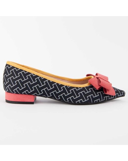 Montevita Blue Ballet Flats Baleri4