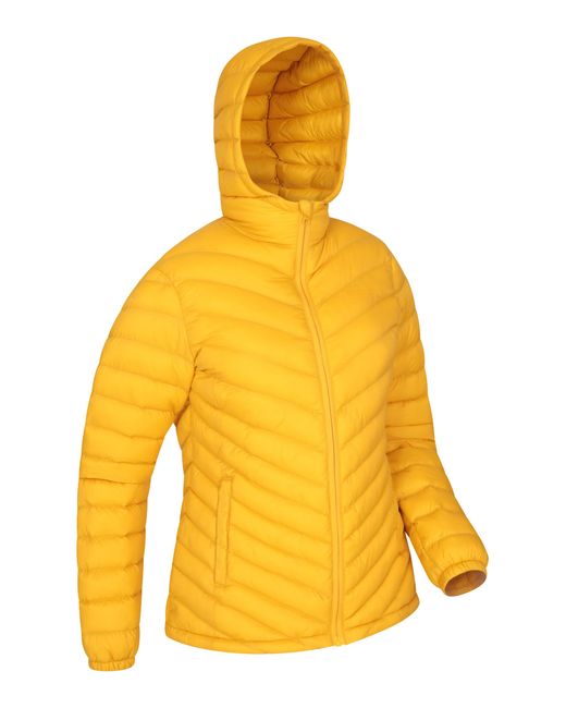 Mountain Warehouse Yellow 'Seasons' Padded Jacket Water Resistant Winter Coat