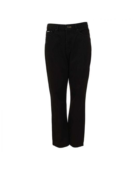 DKNY Dames Broome High Rise Vintage Jeans In Zwart in het Black
