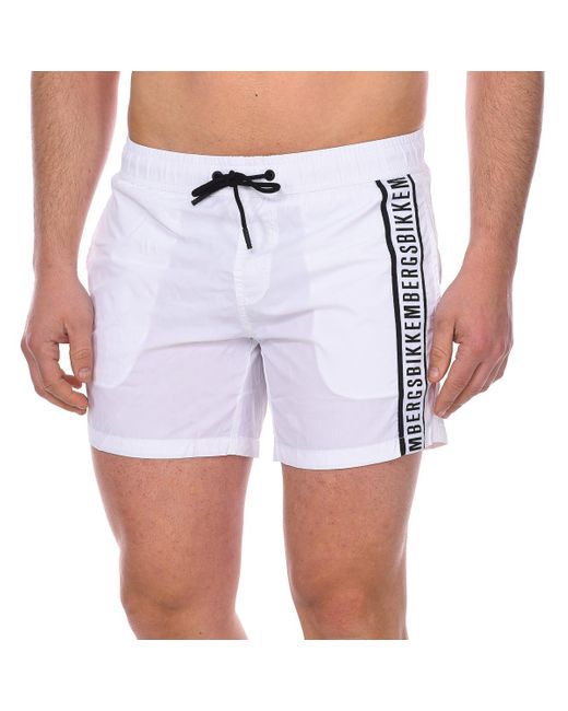 Bikkembergs Blue Tape Shorts for men