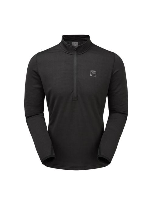 Sprayway Black Dornie Hoody for men