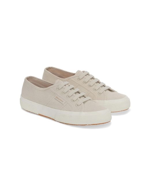 Superga Gray Adult 2750 Organic Cotton Trainers (Dried Leaves)