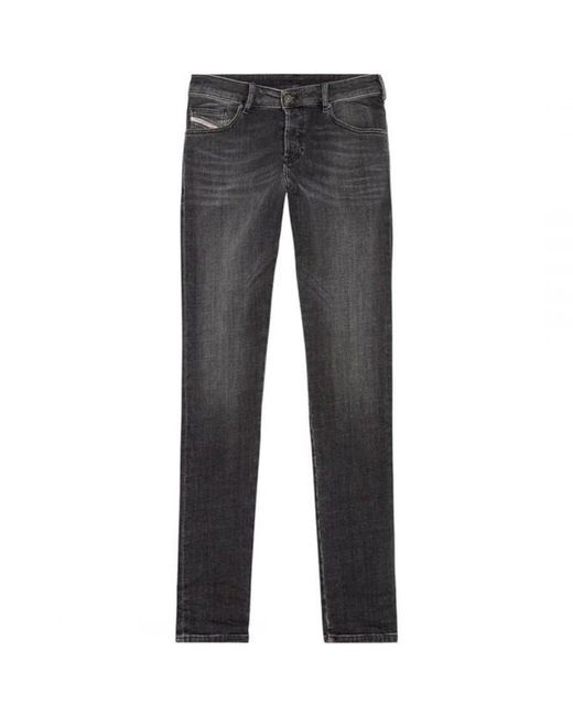 DIESEL Gray Sleenker 009Is Jeans for men
