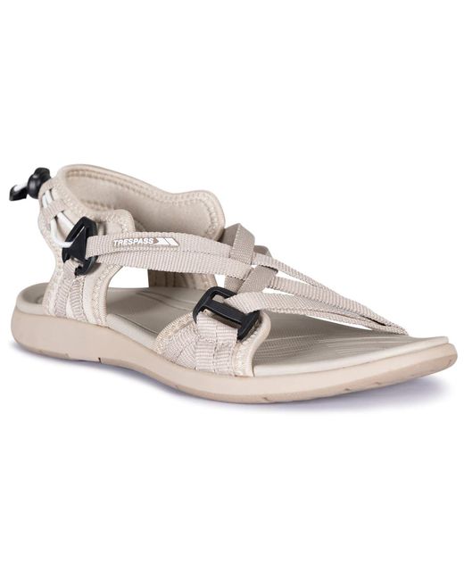 Trespass Gray Nessa Fisherman Flatform Sandals