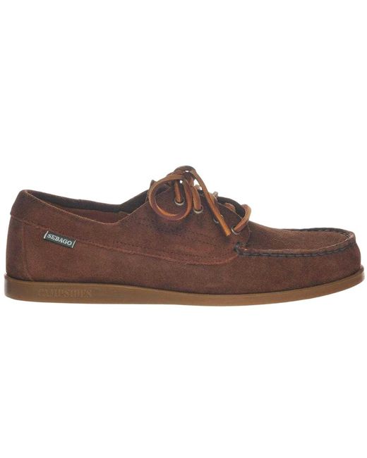 Sebago Brown Askook Suede Moccasins (Dark) for men