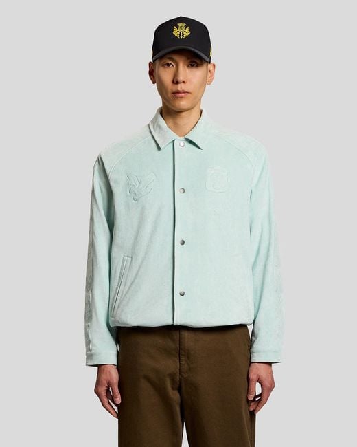Lyle & Scott Green Coach Jacket for men