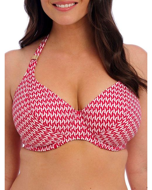 Fantasie Red Koh Lipe Halter Bikini Top