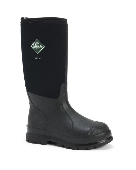 Muck Boot Chore Classic Hi Zwarte Regenlaarzen in het Black